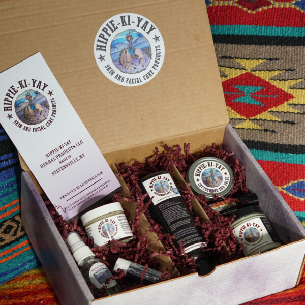 Shop Small and give a perfect Holiday gift for someone you love. All-natural facial & body care large gift box made in Montana.