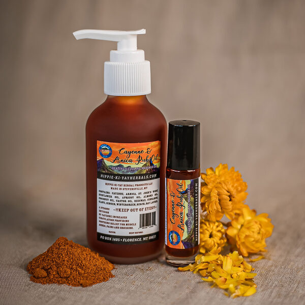 Cayenne, Arnica & St. Johnswort Massage Oil